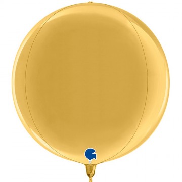 15" Balão Foil Orbz Dourado