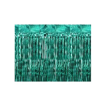 Cortina de Fitas Verde Garrafa