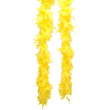 Marabou de Penas Amarelo