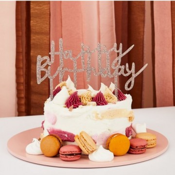 Topo de Bolo "Happy...