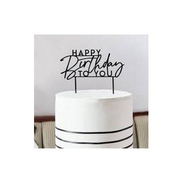 Happy Birthday To You...