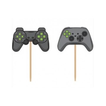 Topos p/ Cupcake "Gaming"