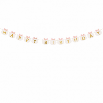 Bandeirola "Happy Birthday"...