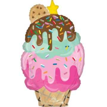 30" Balão Foil Gelado no Copo