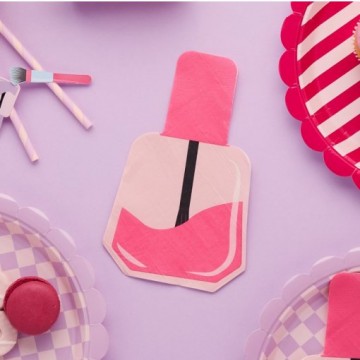 16 Guardanapos Formato Verniz