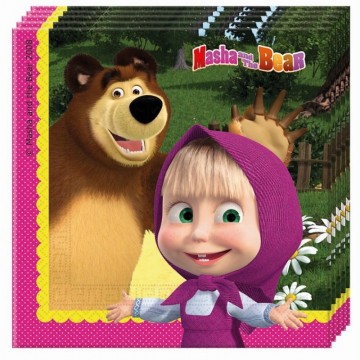 Guardanapos Masha e o Urso
