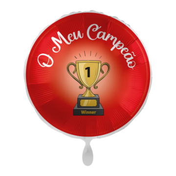 17" Balão Foil "O Meu Campeão"