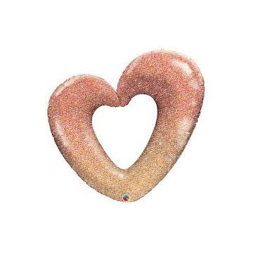 42" Balão Foil Coração Rose...