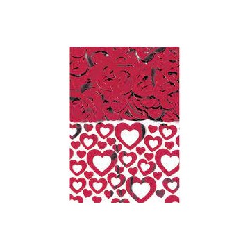 Confetti Corações Vermelhos