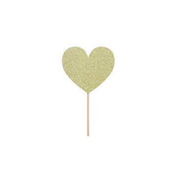 Tooper coração dourado