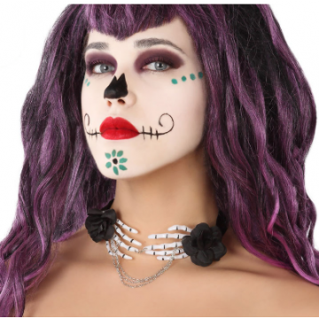 Colar Mãos Esqueleto