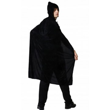 Capa Preta Veludo  c/ Capuz