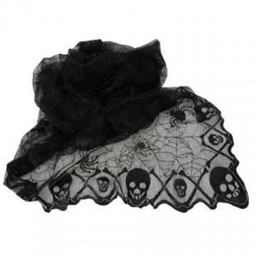 Toalha de Mesa Renda Preta...