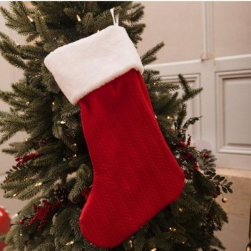 Bota Pai Natal Vermelha