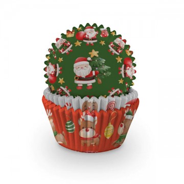 Formas p/ Cupcake Pai Natal...
