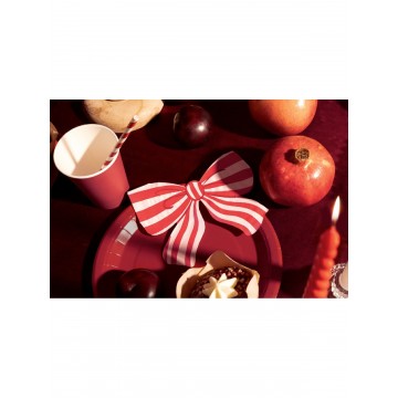  Guardanapos Laço Riscas...