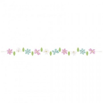 Guirlanda de Flores de Papel 