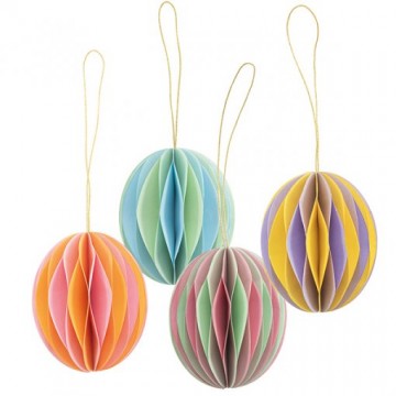 4 Decorações Pendentes Ovos...