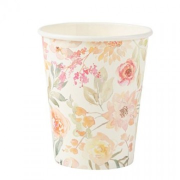 Conjunto de 08 Copos Flores...