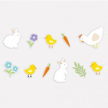 Grinalda de Papel Coelho...