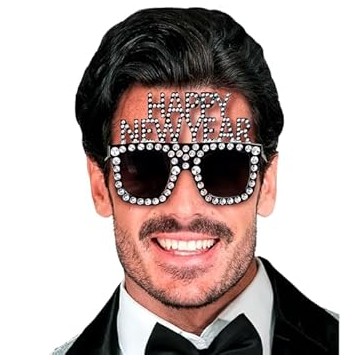 Óculos "Happy New Year"