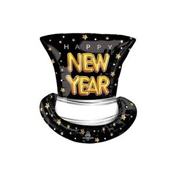 24" Balão Foil "Happy New...