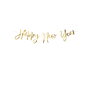 Bandeirola " Happy New...
