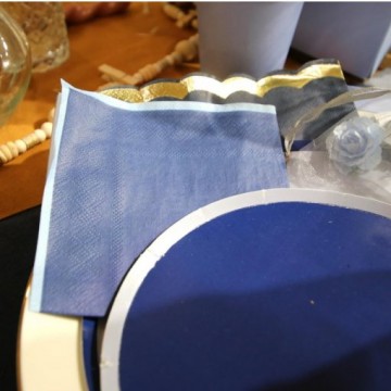 Guardanapos Cocktail Azul...