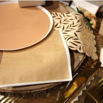 Guardanapos Cocktail Creme...