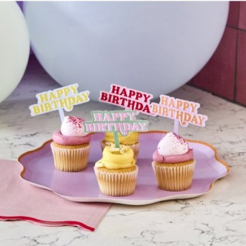 Toppers "Happy Birthday"