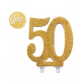 Vela Nrº 50 Dourada 