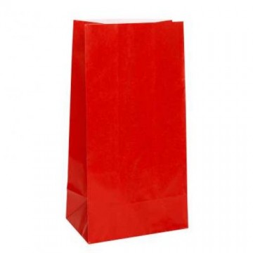 Sacos de Papel Vermelho Ruby