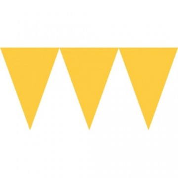 Bandeirola Triangular Amarela