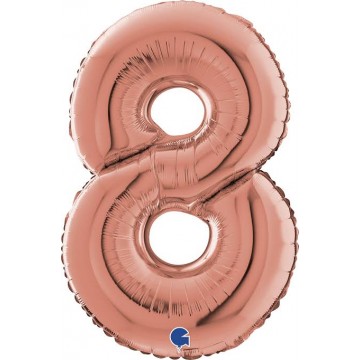 14" Balão Foil Número 8...