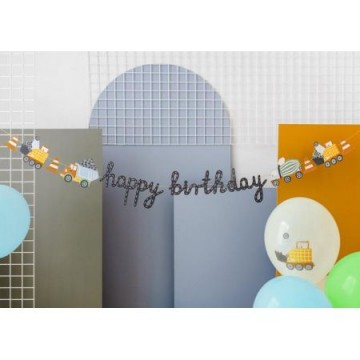 Banner "Happy Birthday"...