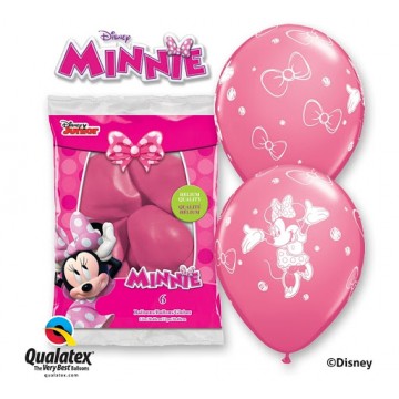 12" Balão Redondo Minnie Mouse