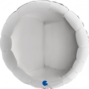 36" Balão Foil Redondo Prata