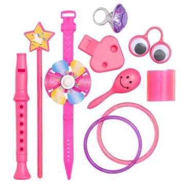 Kit Sortido de Brinquedos Rosa