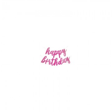 Bandeirola "Happy Birthday"...