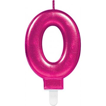Vela nº 0 Rosa Fuchia