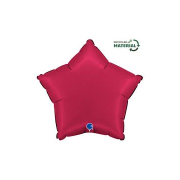 18" Balão Foil Estrela Rosa...