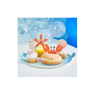 Mini Toppers Animais Marinhos