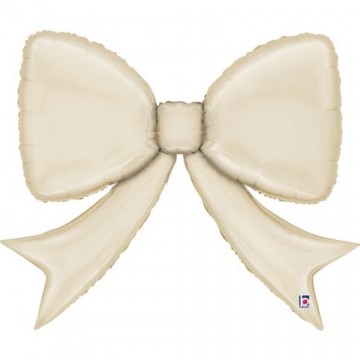41" Balão Foil Laço Creme