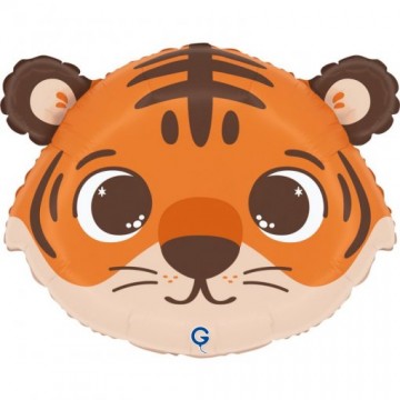18" Balão Foil Cabeça Tigre