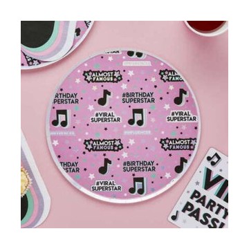 Pratos Notas Musicais G.