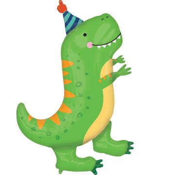 34" Balão Foil Dinossauro...