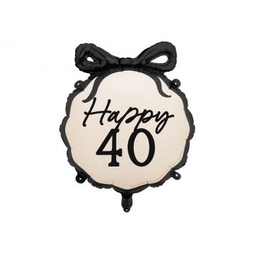 18" Balão Foil "Happy 40"...