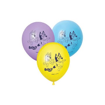 12" Balões Latex Bluey