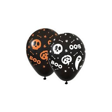 Balões Latex Halloween "Boo"