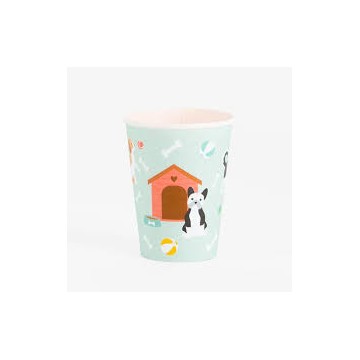 Copos Papel Cãezinhos